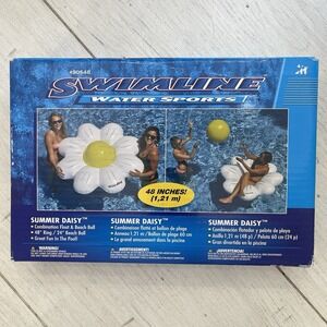 Swimline Water Sports Inflatable Summer Daisy Game 48" Pool Float  NIB 90548